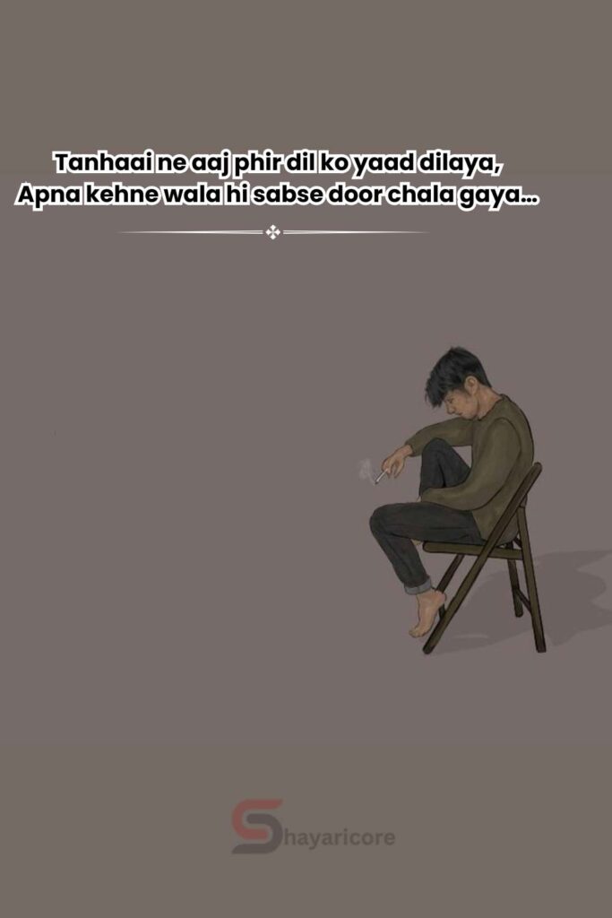 Alone Sad Shayari in English 