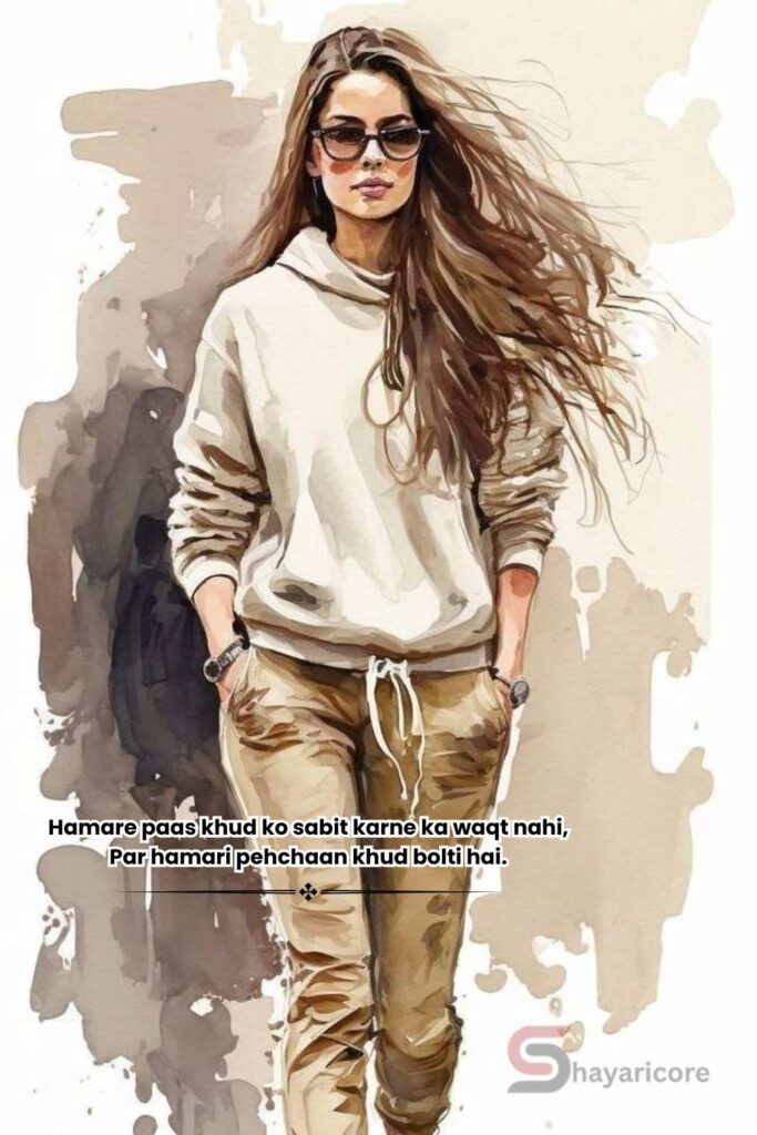 Attitude Shayari in English for Girls