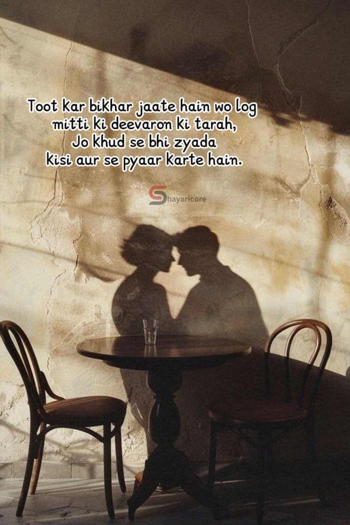 Hindi Sad Shayari In English with Deep Meaning