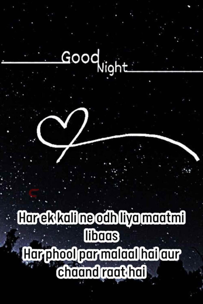 Good Night Love Shayari for Girlfriend