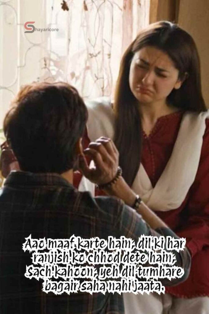 Sorry Love Shayari for GF